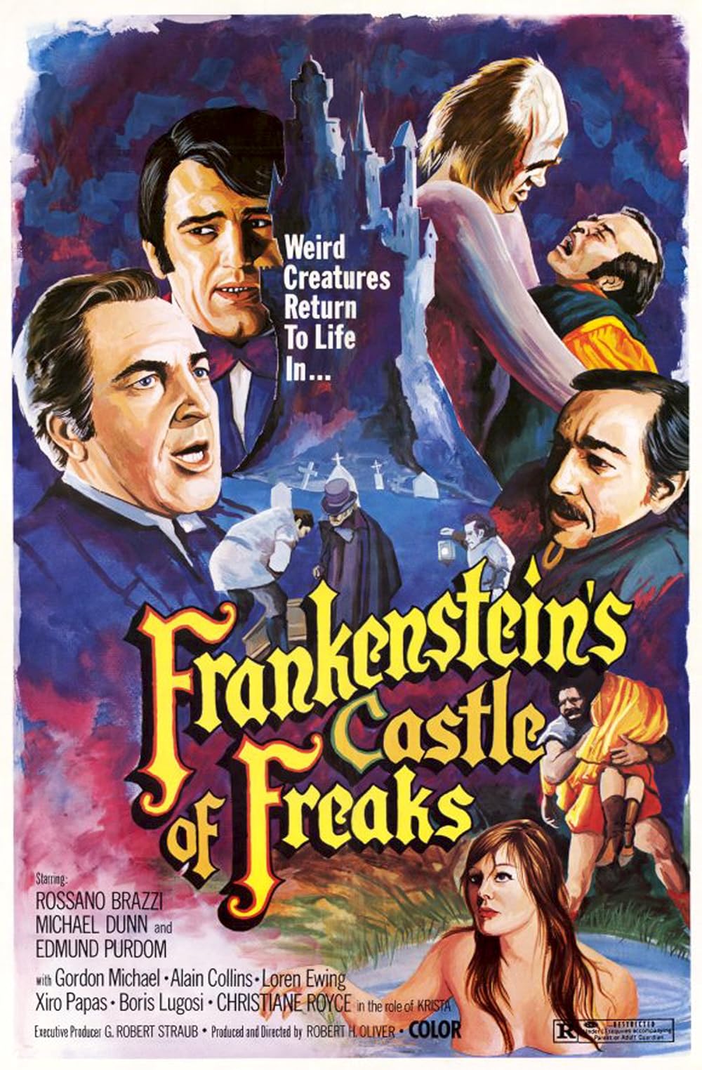 постер Frankensteins Castle of Freaks